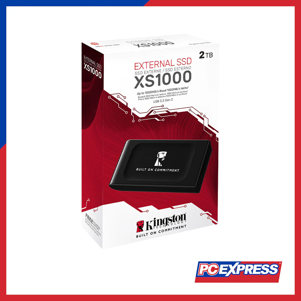 KINGSTON 2TB XS1000 GA (SXS1000/2000GA) External Sold State Drive - Black - Image 3