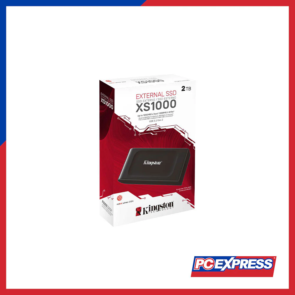 KINGSTON 2TB XS1000 (SXS1000/2000G) Black Portable External Solid State Drive -SSD - Image 3