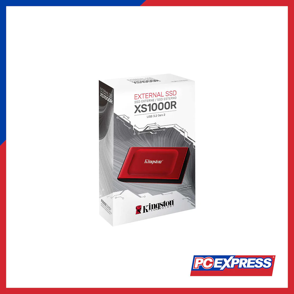 KINGSTON 2TB XS1000 (SXS1000R/2000G) Red Portable External Solid State Drive - Image 3