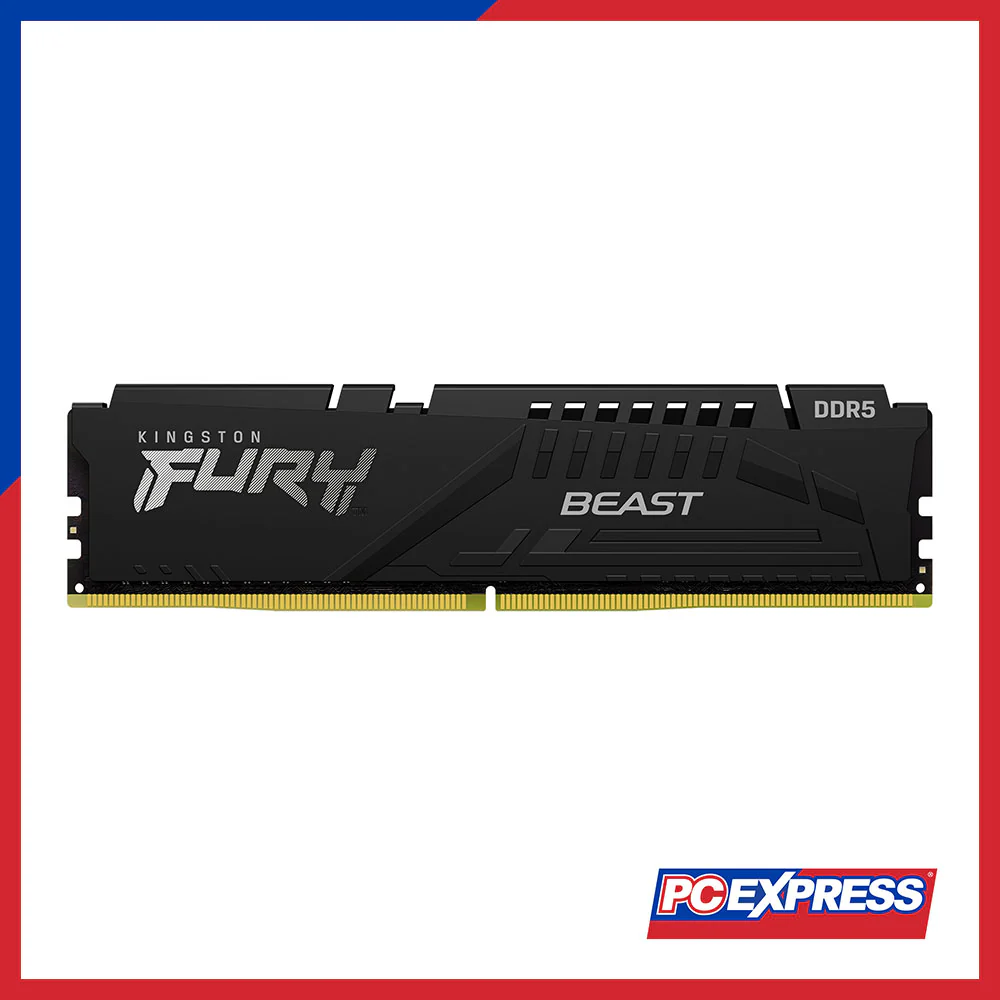 KINGSTON 32GB DDR5 5600MT/S Fury Beast (KF556C40BB-32) Desktop Memory - Black