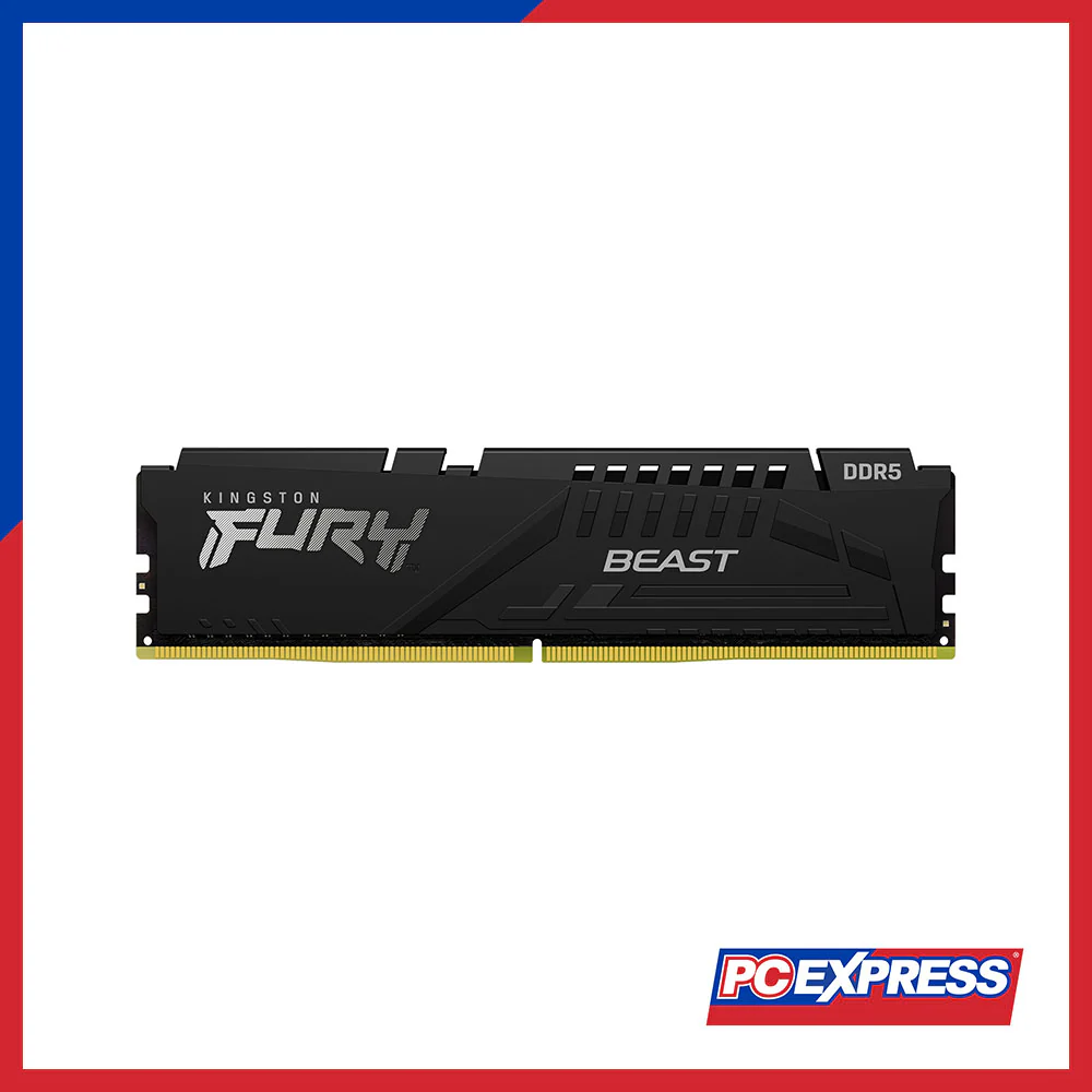 KINGSTON 32GB DDR5 6000MT/s FURY™ Beast (1x 32GB) (KF560C30BBE-32) Desktop Memory - Black