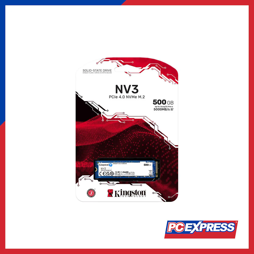 KINGSTON 500GB NV3 M.2 PCIe NVMe Solid State Drive - Image 3