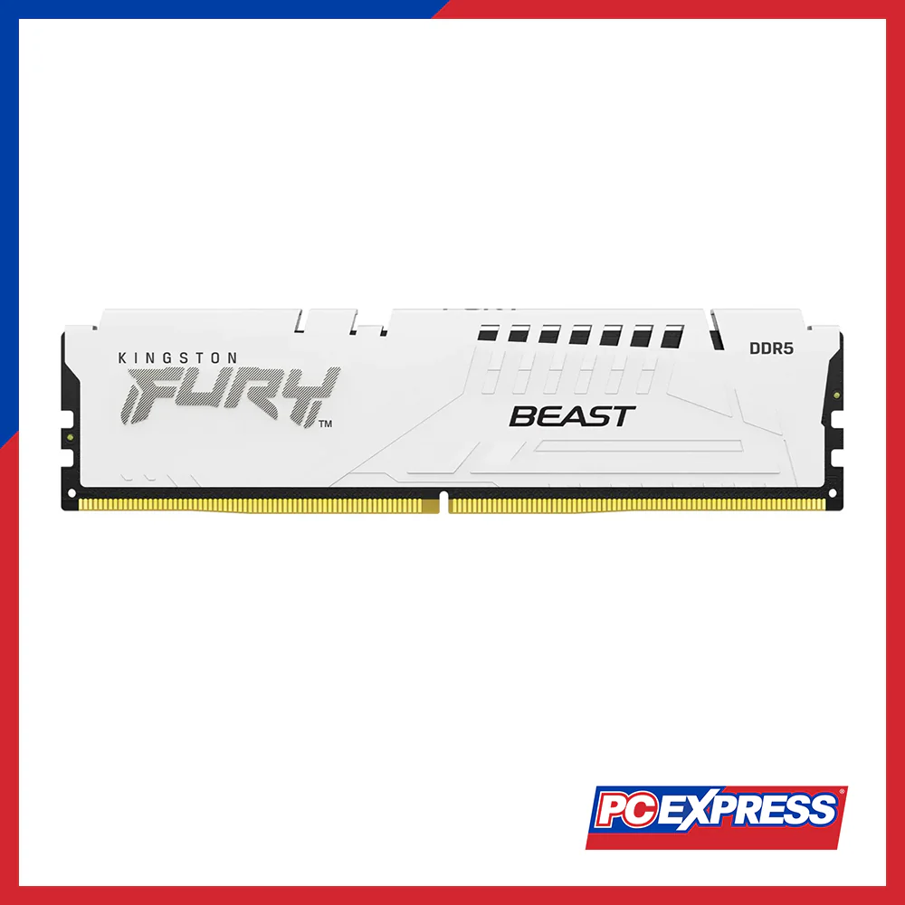 KINGSTON Fury Beast 16GB (1X16GB) (KF560C40BW-16) 6000MT/S DDR5 UDIMM Memory - White - Image 2
