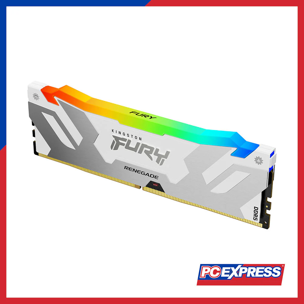 KINGSTON FURY Renegade 32GB DDR5 6400MT/s RGB Desktop Memory - White - Image 2