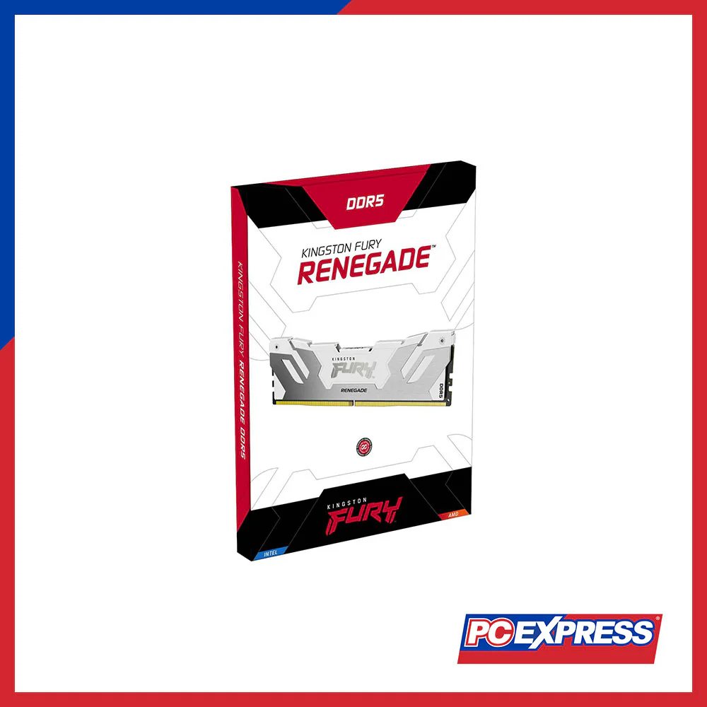KINGSTON FURY Renegade 32GB DDR5 6400MT/s RGB Desktop Memory - White - Image 3