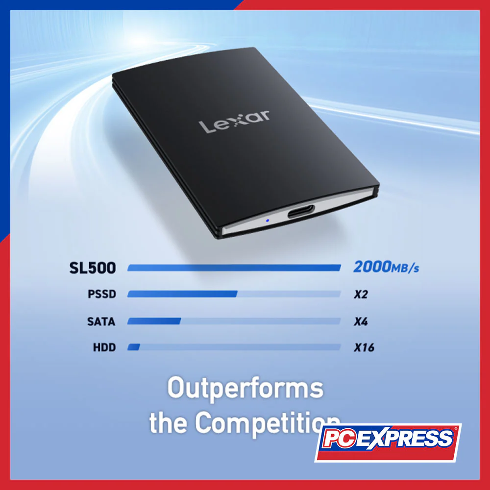 LEXAR 1TB SL500 (LSL500X001T-RNBNG) External Solid State Drive - Image 4