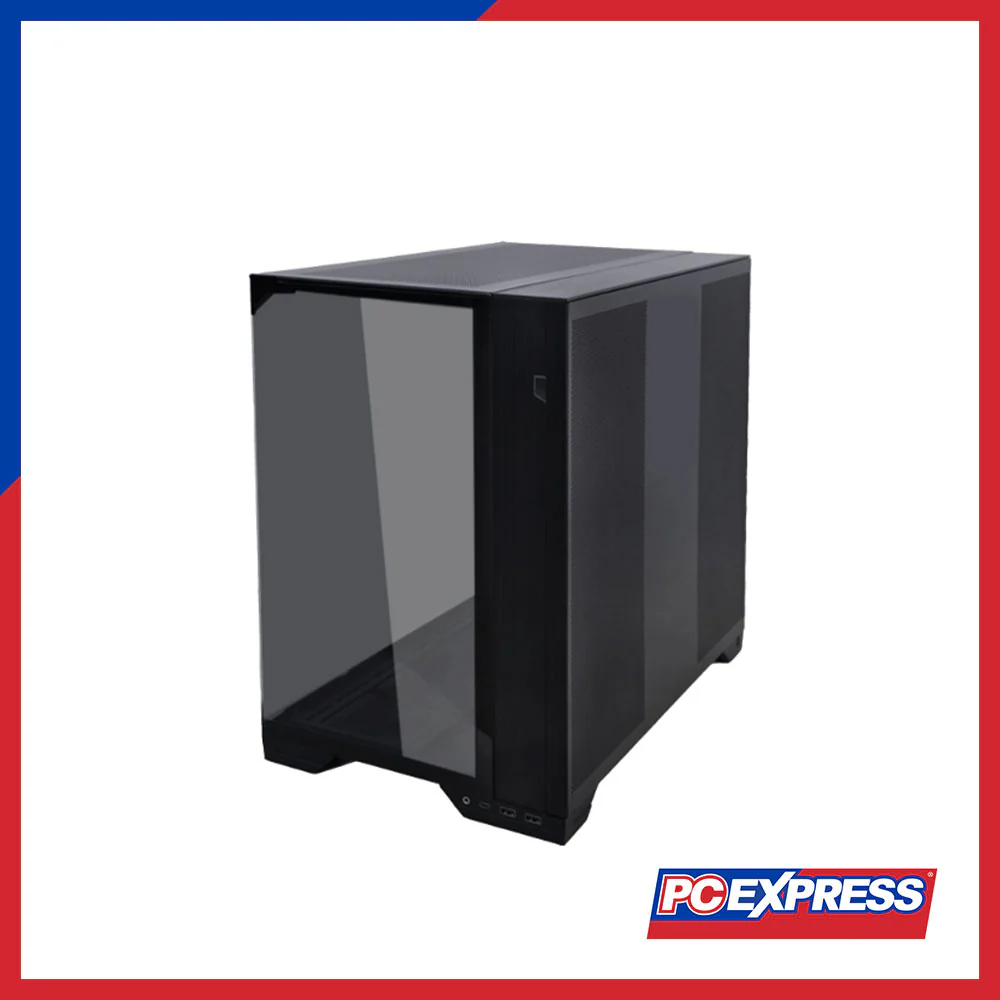 LIAN LI O11 Vison Compact Tempered Glass Tower Chassis (Black) - Image 2