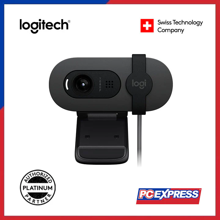 LOGITECH Brio 100 Full-HD Webcam (Graphite) - Image 2