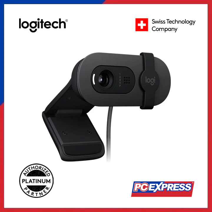LOGITECH Brio 100 Full-HD Webcam (Graphite) - Image 3