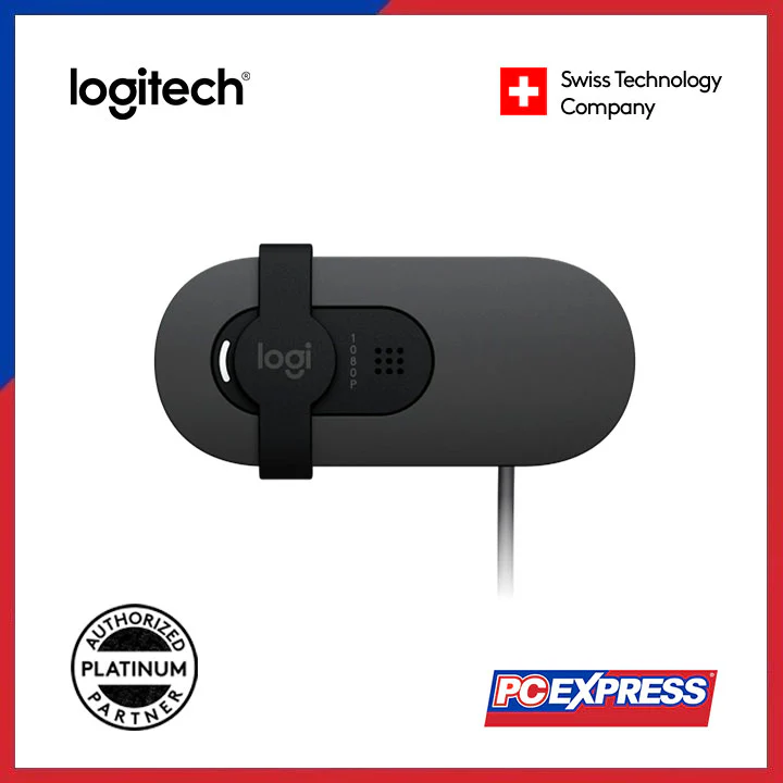 LOGITECH Brio 100 Full-HD Webcam (Graphite) - Image 5