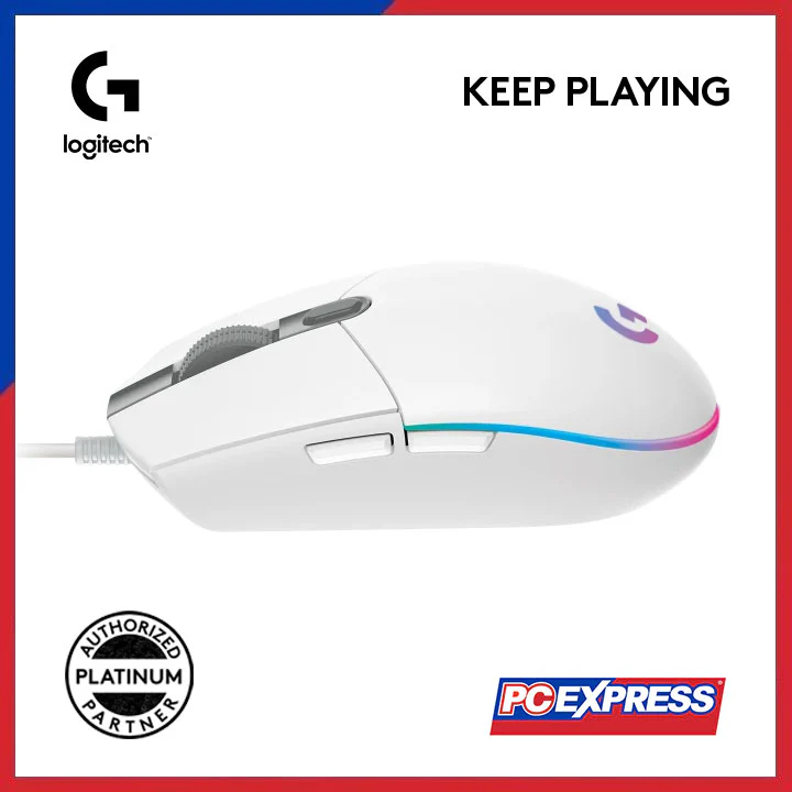 LOGITECH G102 LIGHTSYNC RGB GAMING MOUSE (WHITE) - Image 4