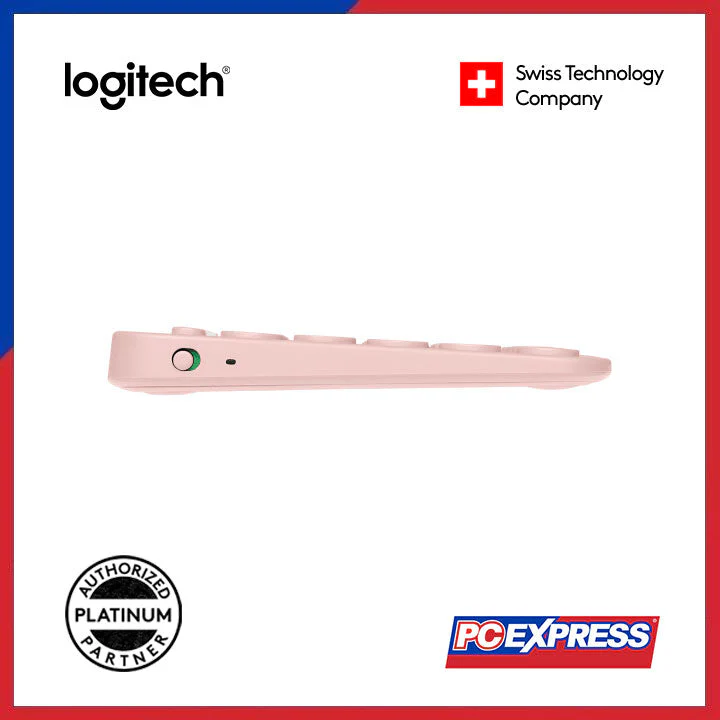LOGITECH K380 Multi-Device Bluetooth Keyboard (Rose) - Image 3