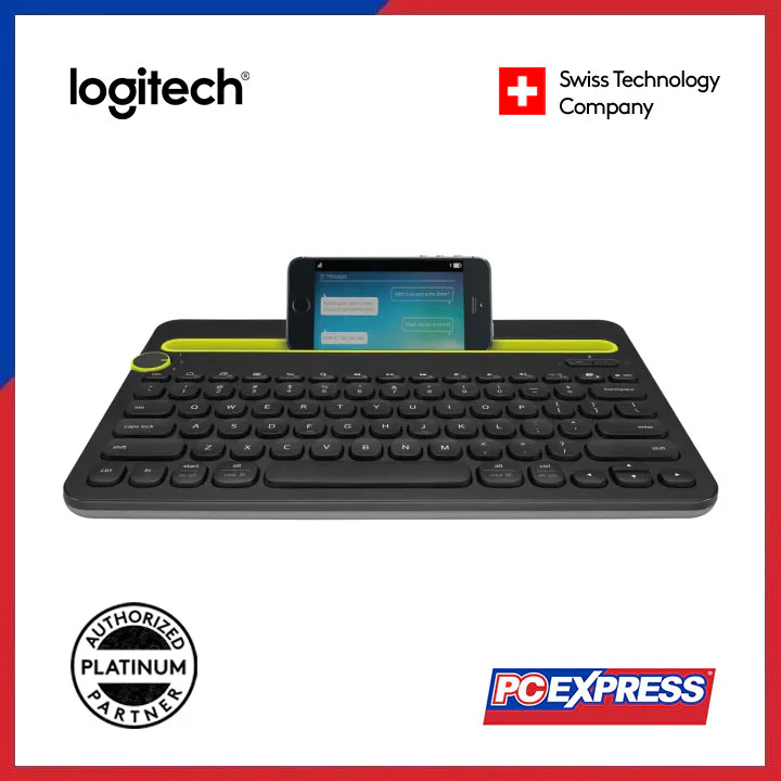 LOGITECH K480 Multi-Device Bluetooth Wireless Keyboard (Black) - Image 2