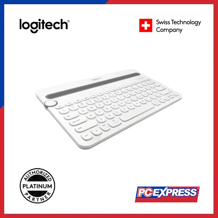 LOGITECH K480 Multi-Device Bluetooth Wireless Keyboard (White) - Image 3