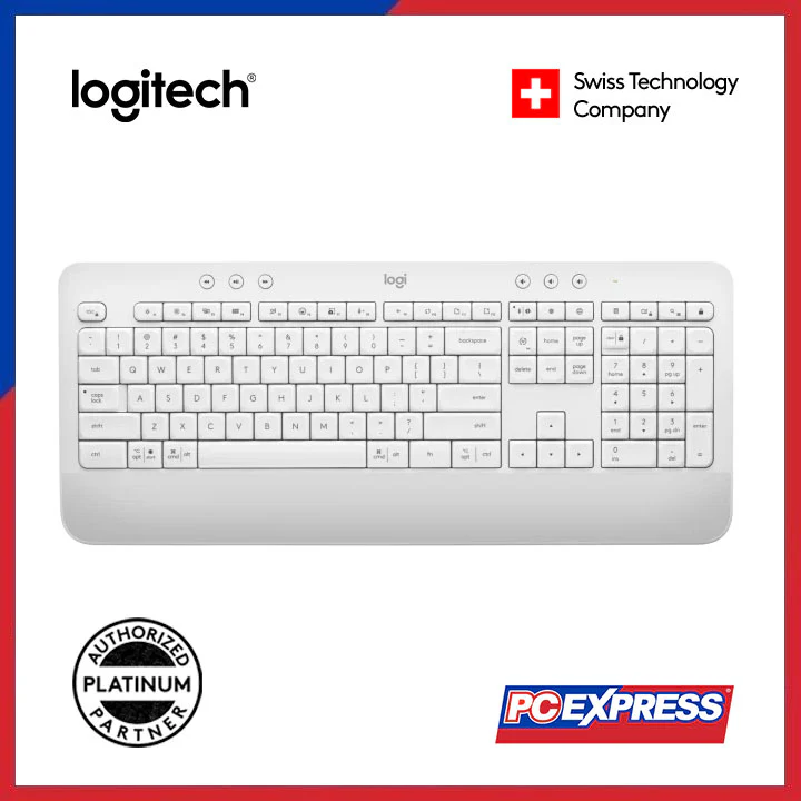 LOGITECH K650 SIGNATURE Multi-Device Wireless Keyboard (Off White)