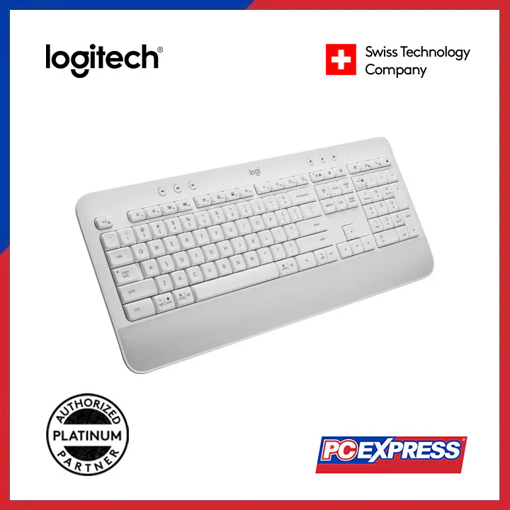LOGITECH K650 SIGNATURE Multi-Device Wireless Keyboard (Off White) - Image 3