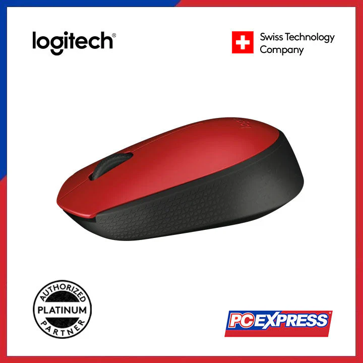 LOGITECH M171 Wireless Mouse (Red) - Image 2