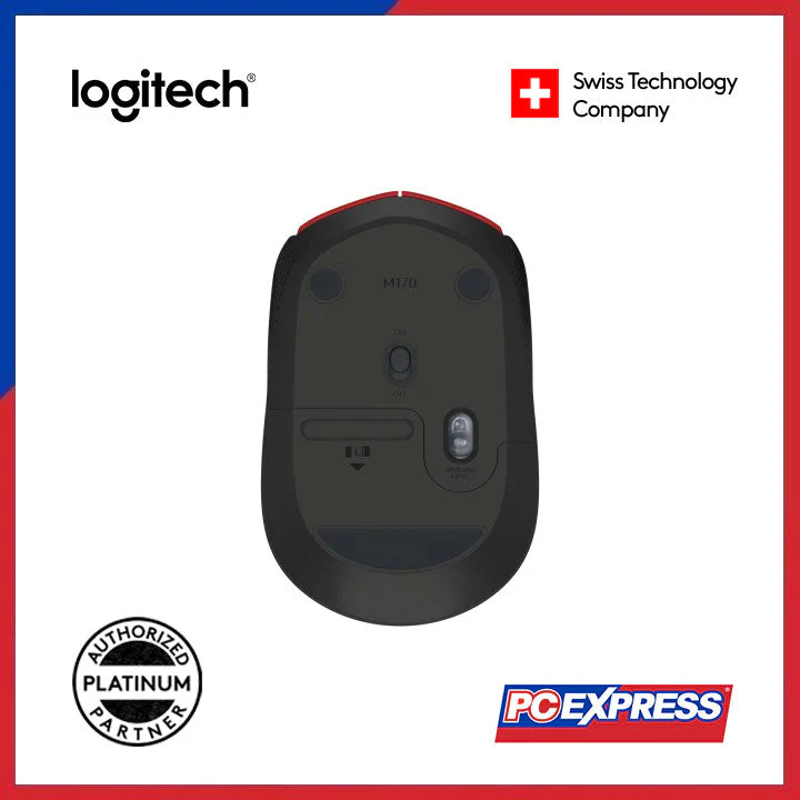 LOGITECH M171 Wireless Mouse (Red) - Image 5