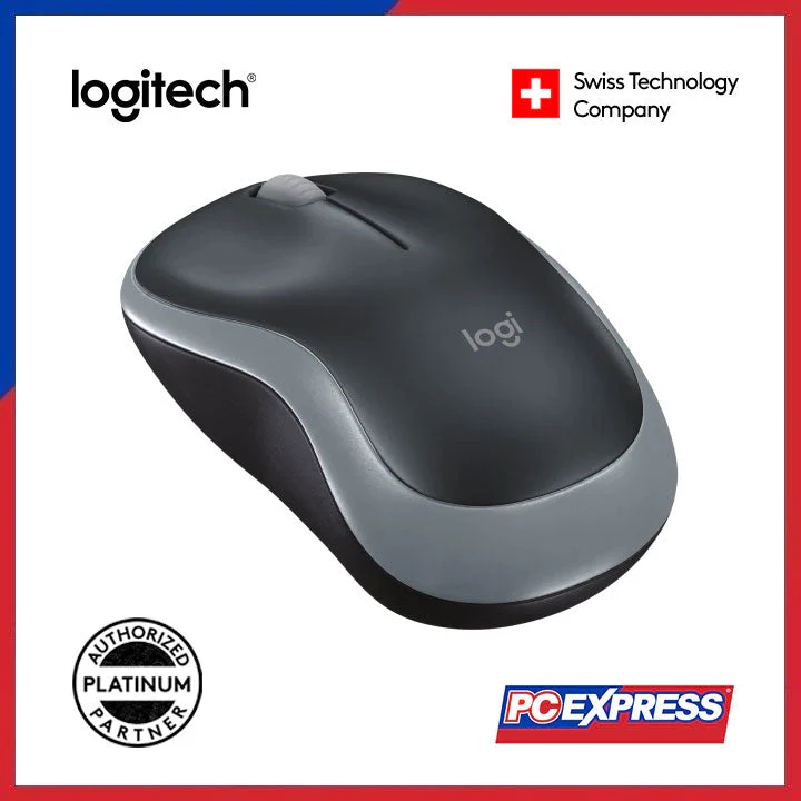 LOGITECH M185 Wireless Mouse (Gray) - Image 2