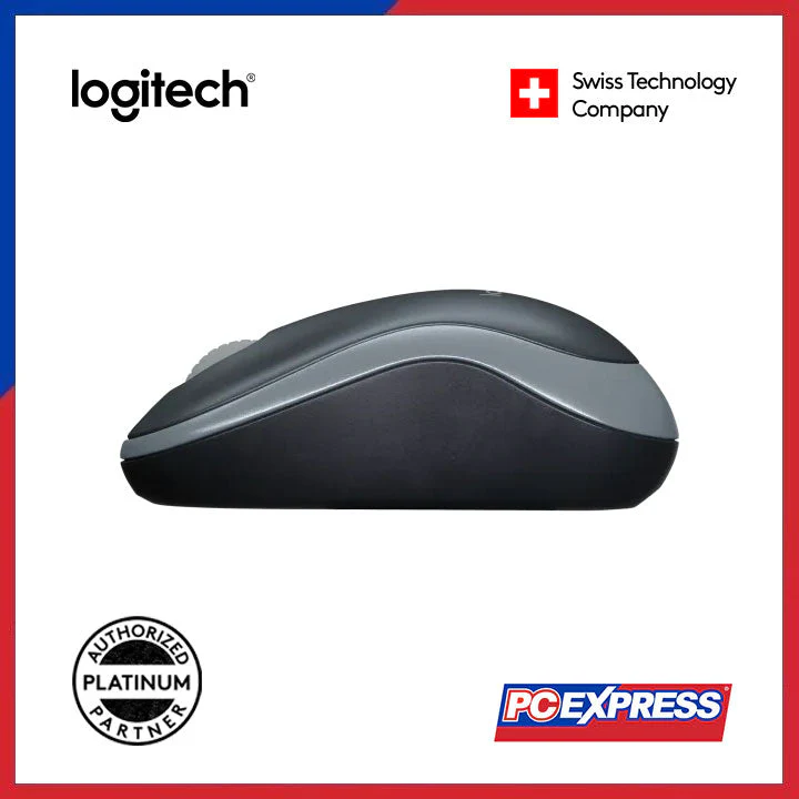 LOGITECH M185 Wireless Mouse (Gray) - Image 3