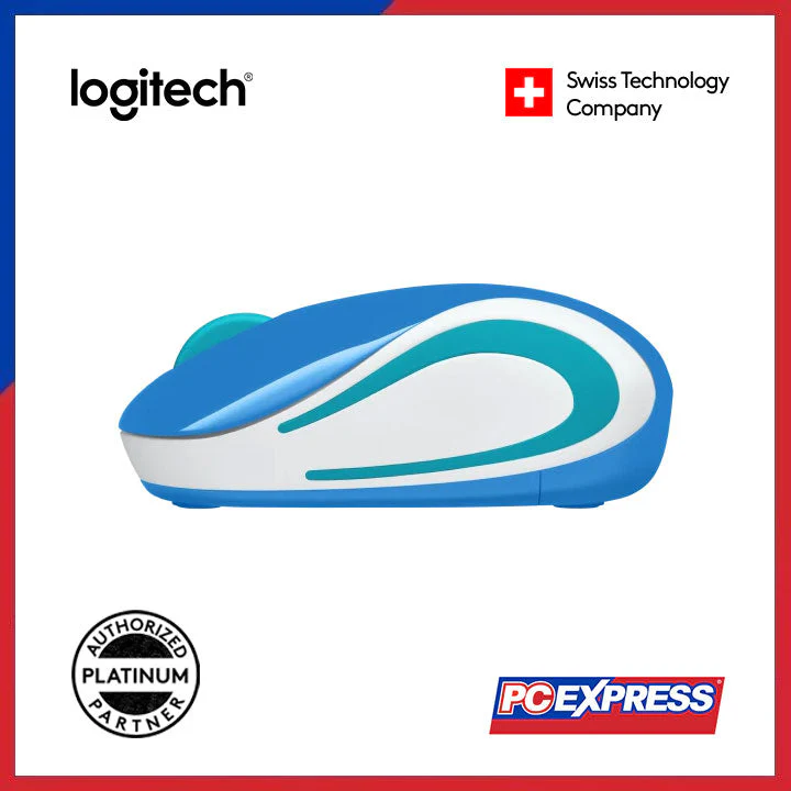 LOGITECH M187 MINI Wireless Mouse (Blue) - Image 4