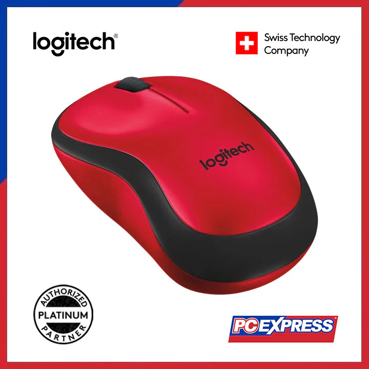 LOGITECH M221 Silent Wireless Mouse (Red) - Image 2