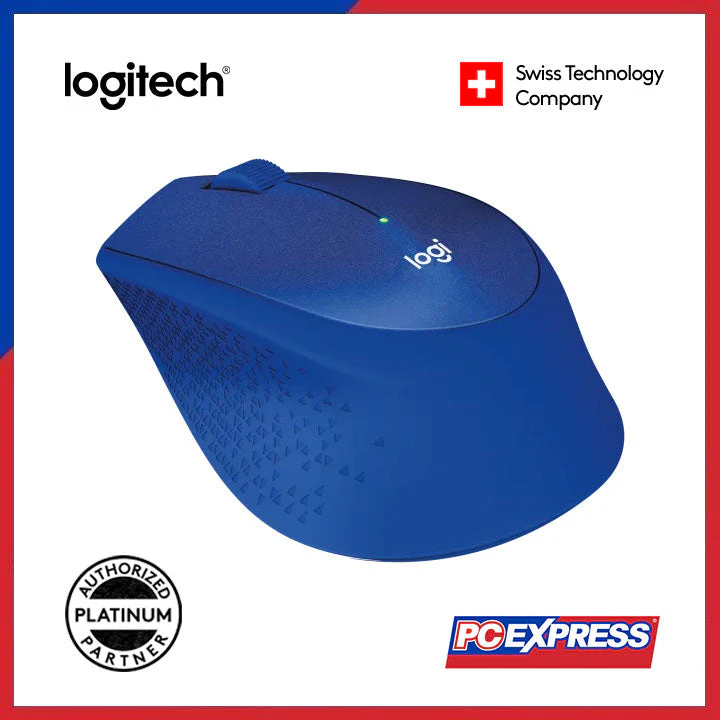 LOGITECH M331 SILENT PLUS Wireless Mouse (Blue) - Image 2