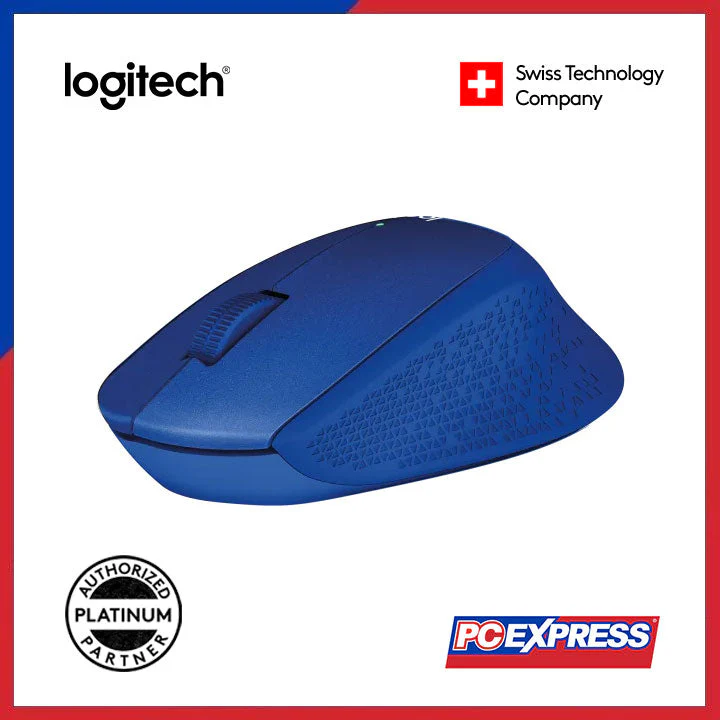 LOGITECH M331 SILENT PLUS Wireless Mouse (Blue) - Image 3