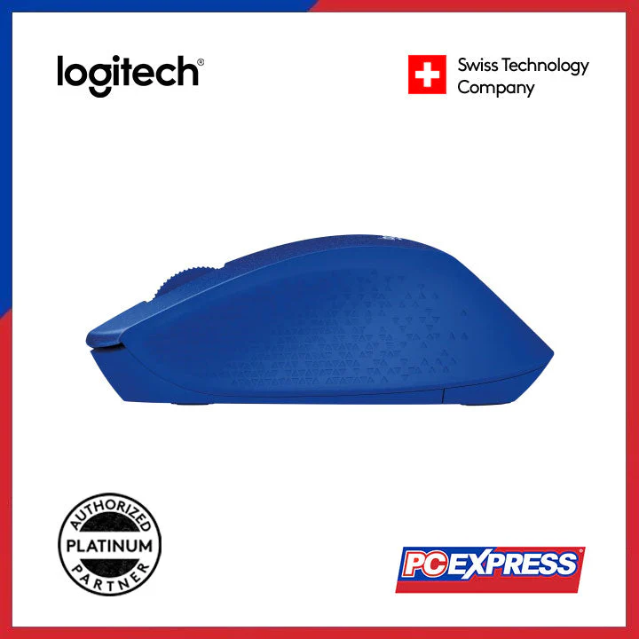 LOGITECH M331 SILENT PLUS Wireless Mouse (Blue) - Image 4