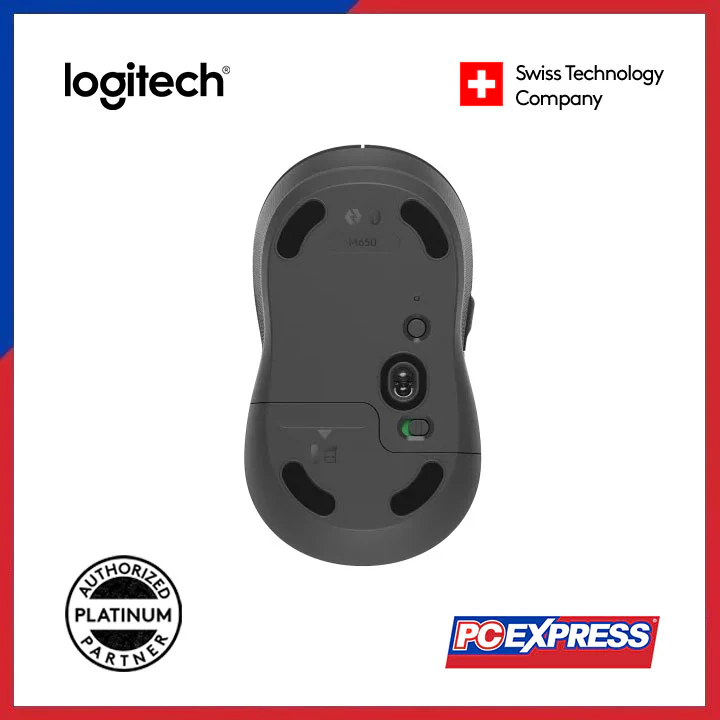 LOGITECH M650 Signature Wireless Mouse (Graphite) - Image 2
