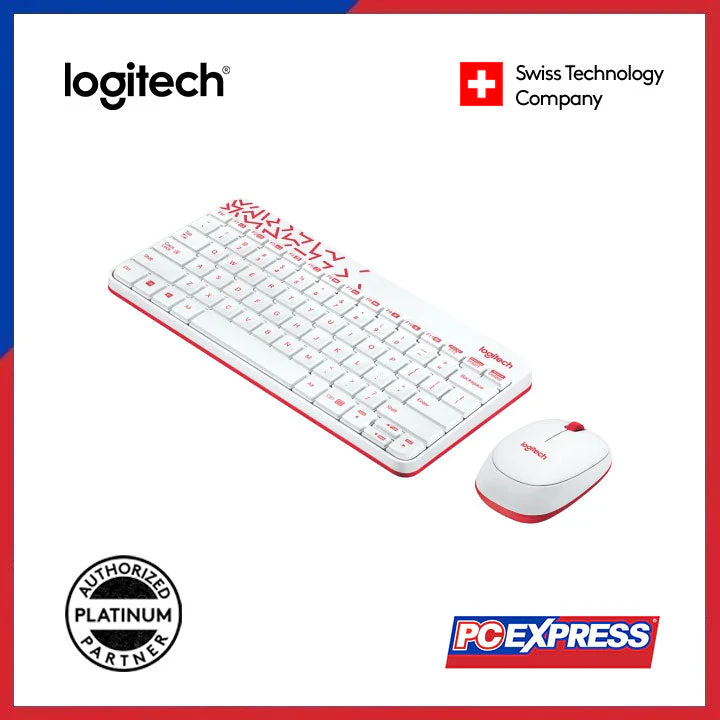 LOGITECH MK240 Wireless Keyboard and Mouse Combo (White) - Image 2
