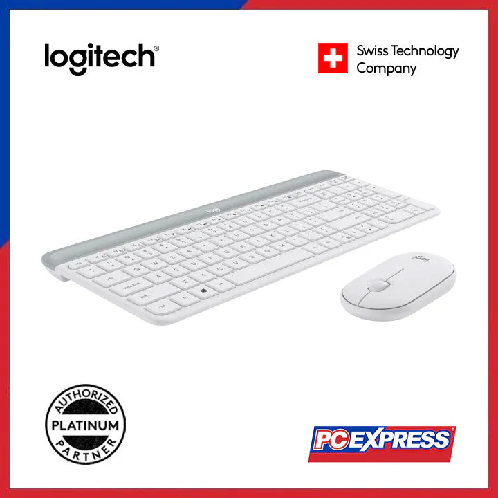 LOGITECH MK470 SLIM Wireless Keyboard and Mouse Combo (Off White) - Image 5