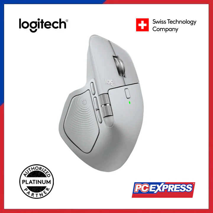 LOGITECH MX Master 4 Wireless Mouse - Pale Grey - Image 2