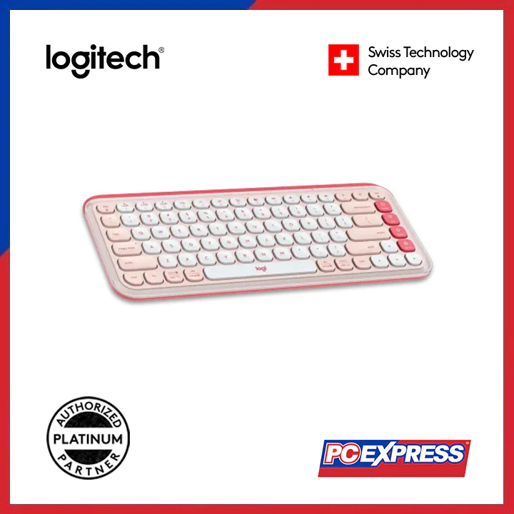 LOGITECH Pop Icon Keys (920-013085) Wireless Keyboard - Rose and Off-White - Image 3
