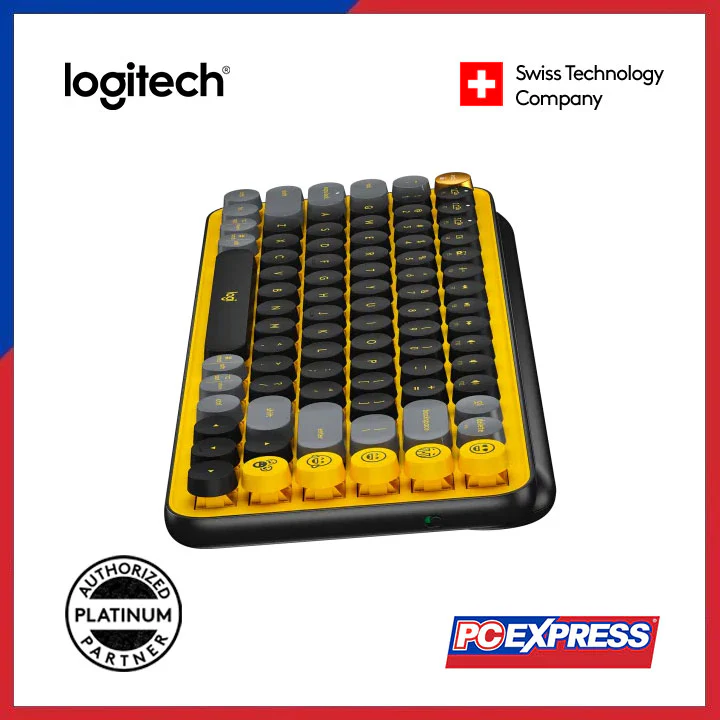 LOGITECH POP Keys Wireless Mechanical Keyboard (Blast) - Image 4