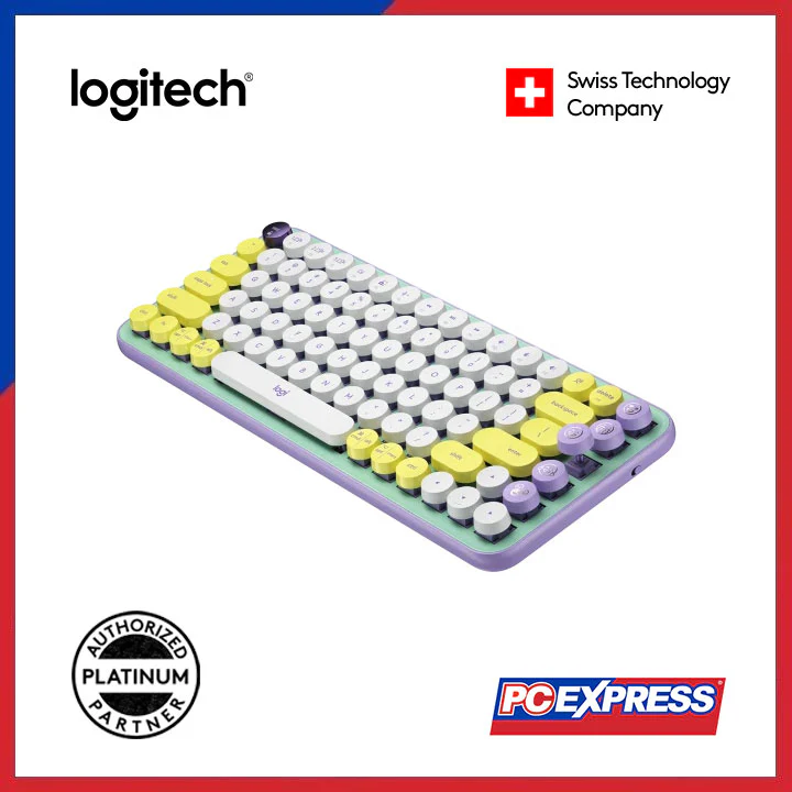 LOGITECH POP Keys Wireless Mechanical Keyboard (Daydream) - Image 2