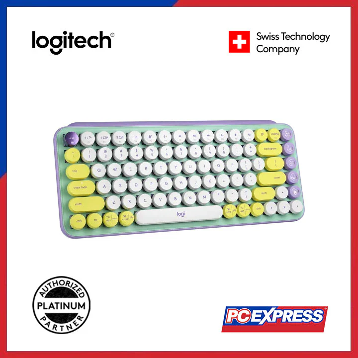 LOGITECH POP Keys Wireless Mechanical Keyboard (Daydream) - Image 3