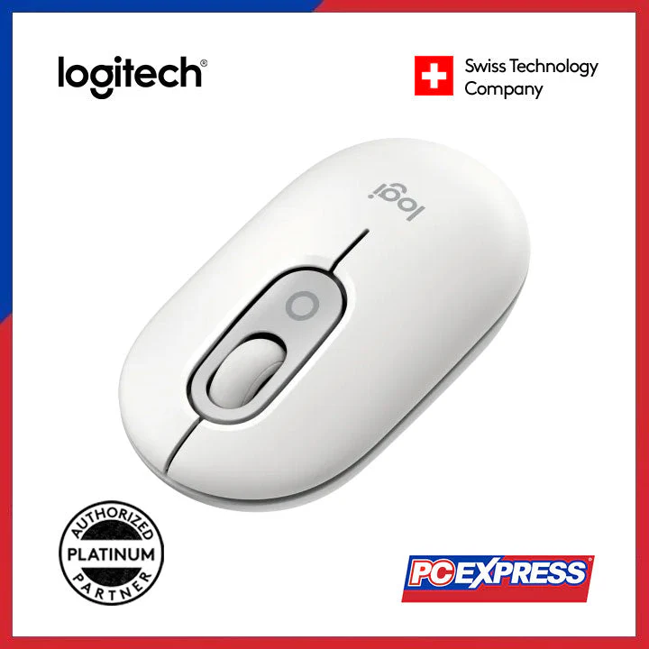 LOGITECH POP Wireless Mouse with Customizable Emoji (Off White) - Image 3