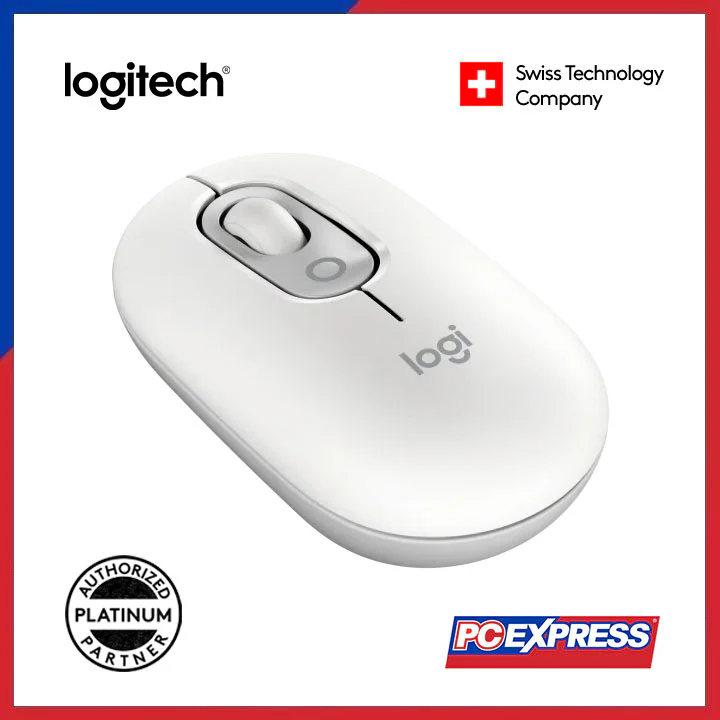 LOGITECH POP Wireless Mouse with Customizable Emoji (Off White) - Image 8