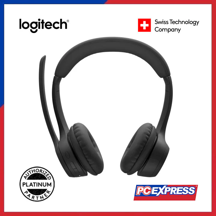LOGITECH Zone 300 Wireless Bluetooth Headset (Midnight Black) - Image 3