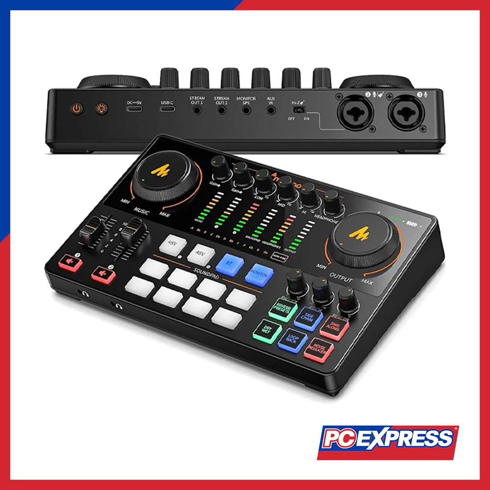 MAONO Caster E2 Gen2 Podcasting Console - Black