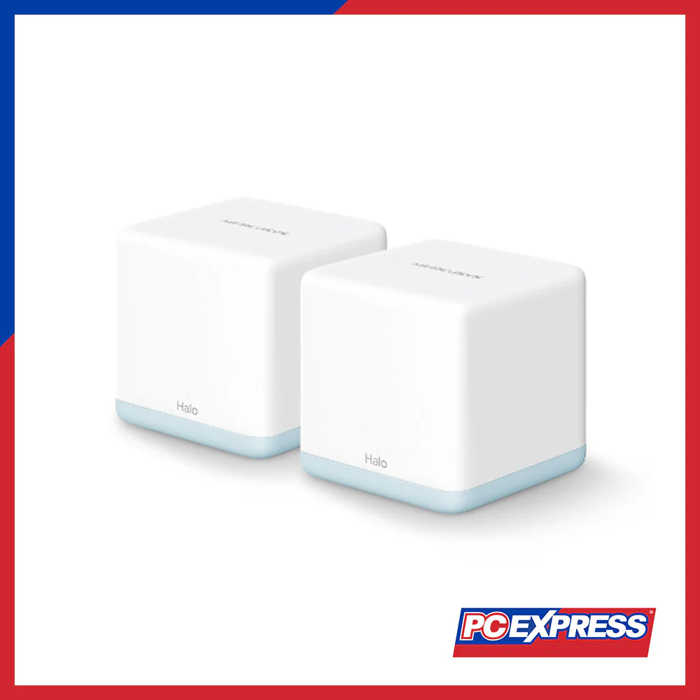 MERCUSYS HALO H30 (2-Pack) AC1200 Whole Home Mesh Wi-Fi System