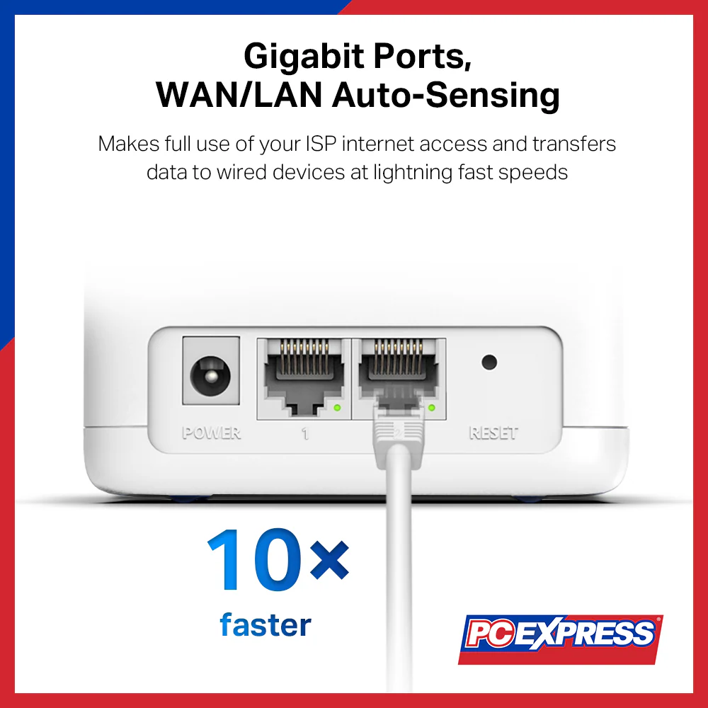 MERCUSYS Halo H30G AC1300 Whole Home Mesh Wi-Fi System (2-Pack) - Image 6