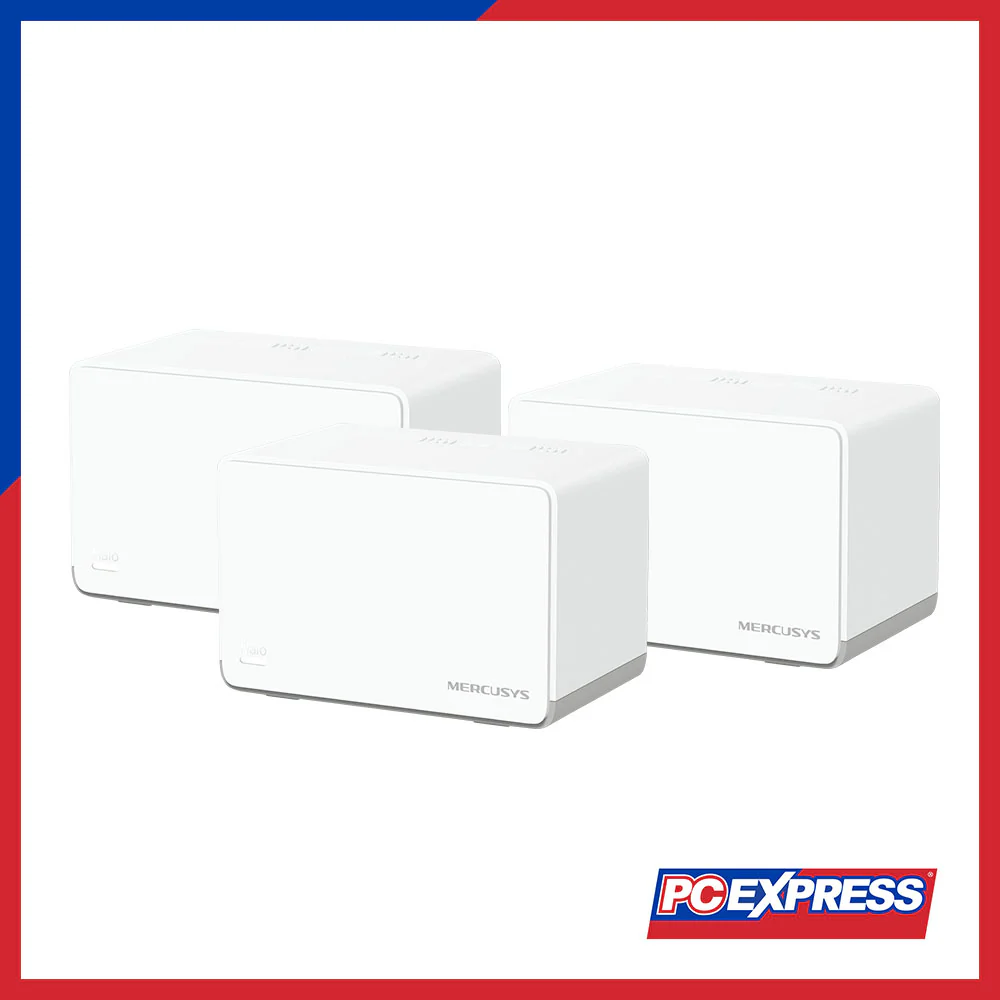 MERCUSYS HALO H70X (3-Pack) AX1800 Whole Home Mesh Wi-Fi 6 System