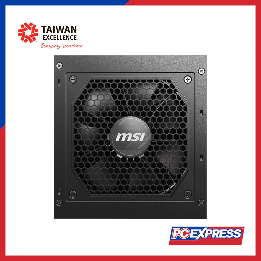 MSI 750W MAG A750GL ATX 3.1 80+ Gold Fully Modular Power Supply - Image 7