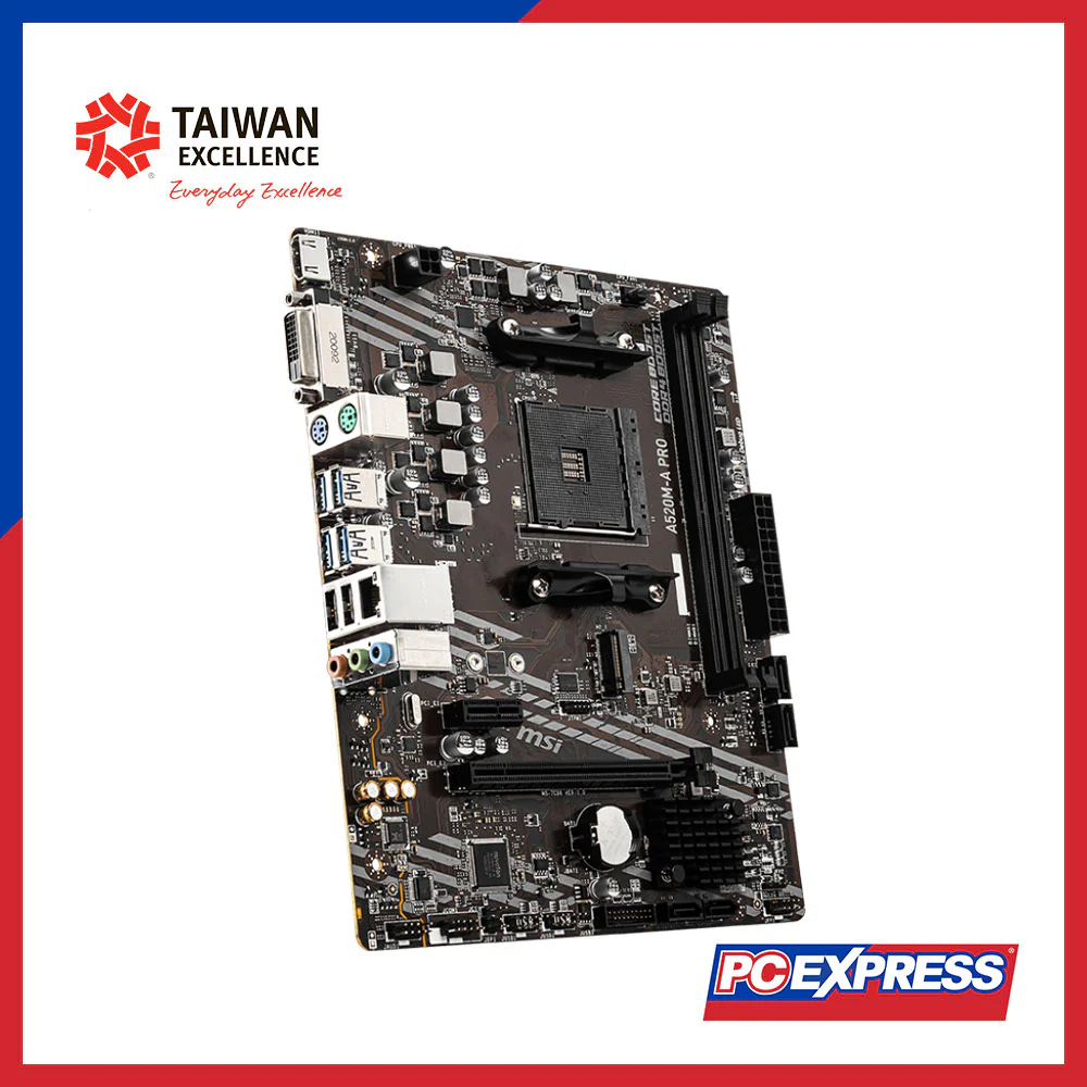 MSI A520M-A PRO mATX Motherboard - Image 3