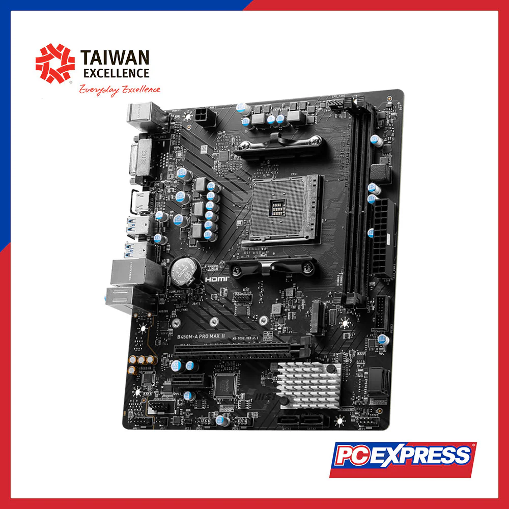 MSI B450M-A PRO MAX II AMD AM4 mATX Motherboard - Image 3