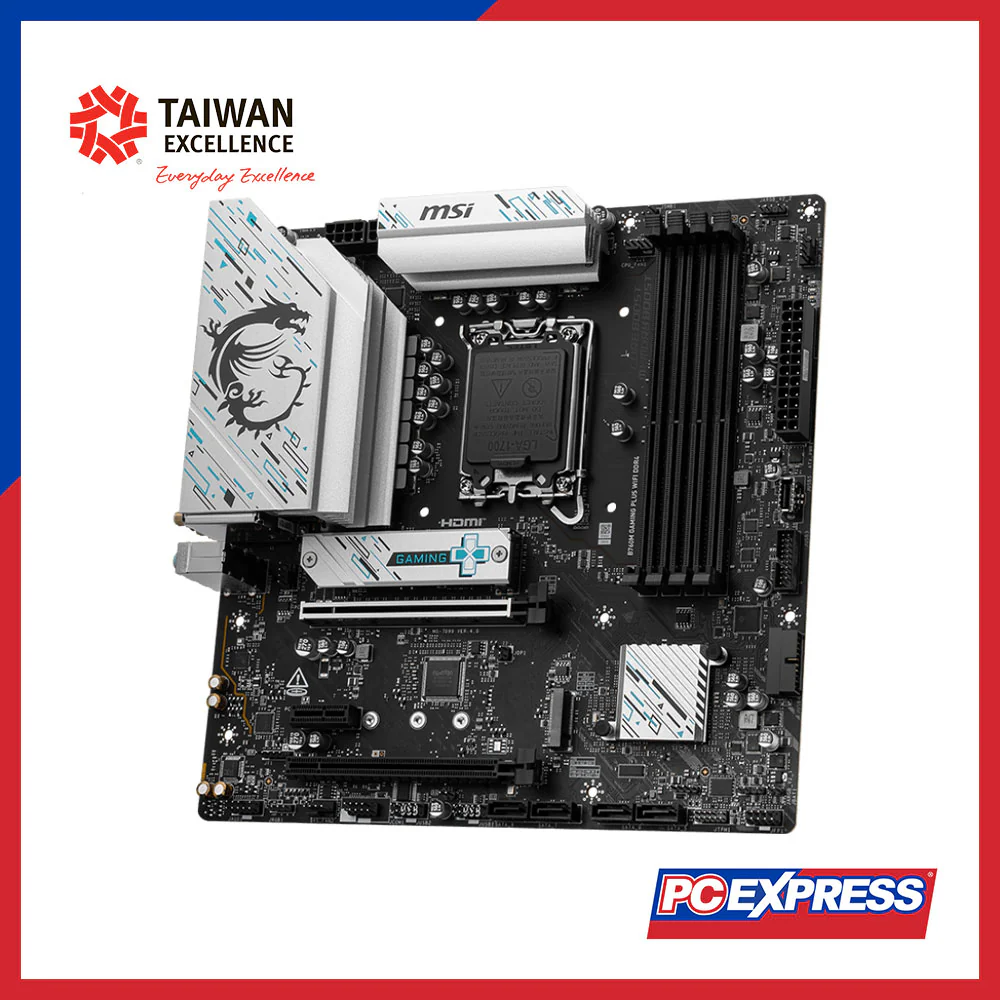 MSI B760M GAMING PLUS WIFI D4 micro-ATX Motherboard - Image 2