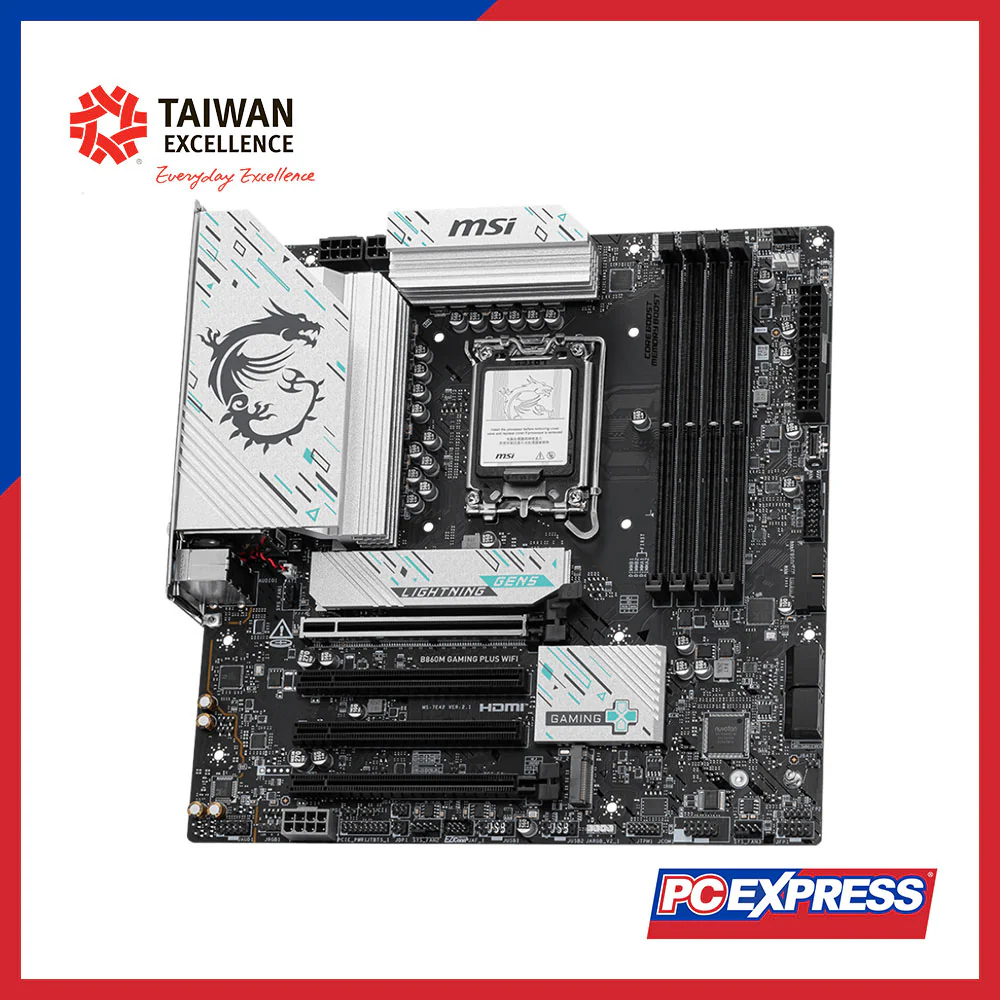 MSI B860M GAMING PLUS WIFI Micro-ATX Motherboard - Image 2