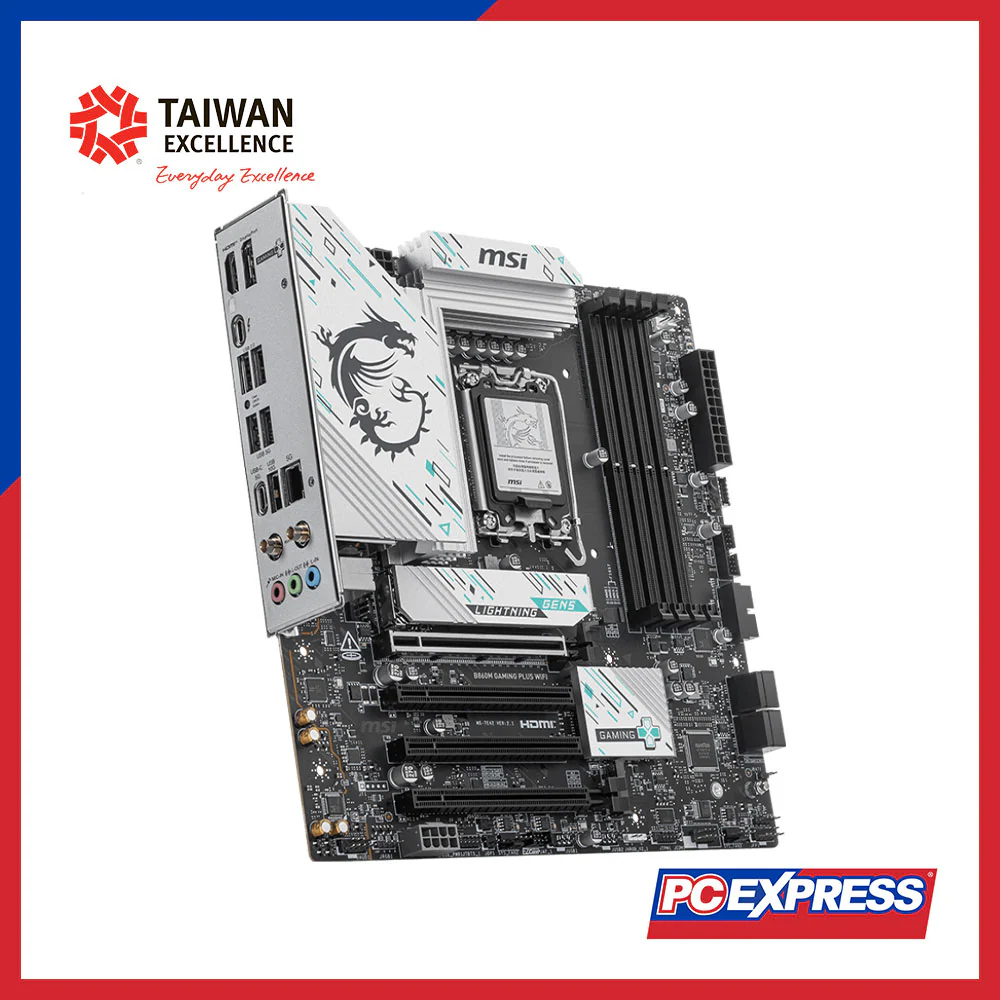 MSI B860M GAMING PLUS WIFI Micro-ATX Motherboard - Image 3